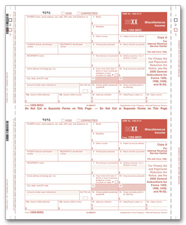 1099 Tax Forms