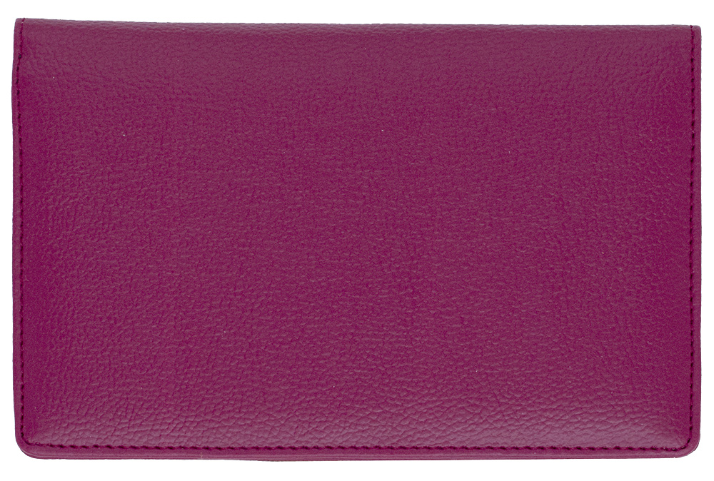 Leather Top Stub Cover  - (Burgundy)